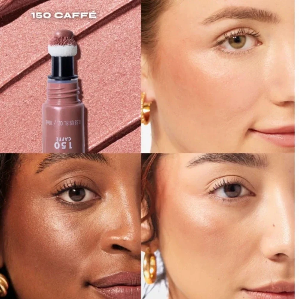 Milani Cheek Kiss Liquid Blush and Glow 150 Caffe Nude Bronze 10ml